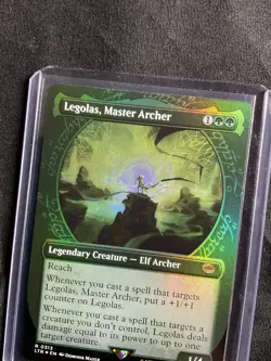Legolas, Master Archer (Showcase) Universes Beyond: LOTR Rare NM Foil MTG - Image 3