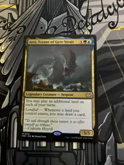MTG x1 Aesi, Tyrant of Gyre Strait - Duskmourn Commander (Never Played) - Image 1