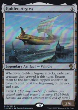 MTG Dominaria United - Golden Argosy - DMU 230 - FOIL - Image 2