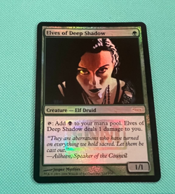 Foil - Elves of Deep Shadow - FNM - Promo - 2006 -MTG - Magic the Gathering-Foil - Image 1