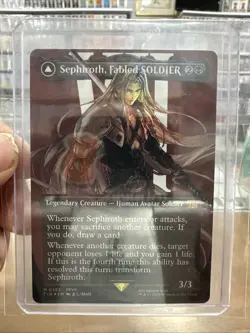 Sephiroth Fabled Soldier Borderless 0382 Final Fantasy MTG - Image 1