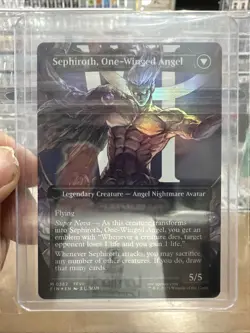 Sephiroth Fabled Soldier Borderless 0382 Final Fantasy MTG - Image 2