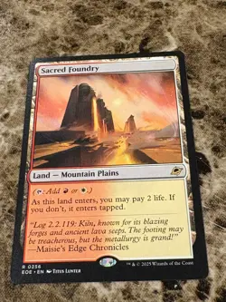 SACRED FOUNDRY Magic the Gathering MTG Edge of Eternities - Image 1