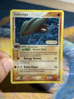 Kabutops 7/92 Ex Legend Maker Reverse Holo Rare Stamped Pokemon Card DMG - Image 3