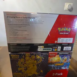 Pokemon TCG Scarlet and Violet Surging Sparks ETB & Booster Bundle Costco 2-pack - Image 3