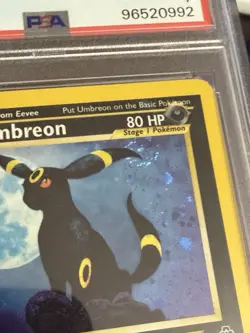 2001 POKEMON NEO DISCOVERY #13 UMBREON-HOLO PSA 7 W/ SWIRL - Image 2