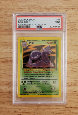Pokemon PSA 9 MINT 2002 Muk Legendary Collection Holo Card - Image 1