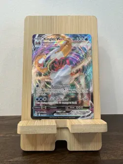 Kingler Vmax 029/172 Brilliant Stars NM Ultra Rare Full Art Pokemon Card - Image 1