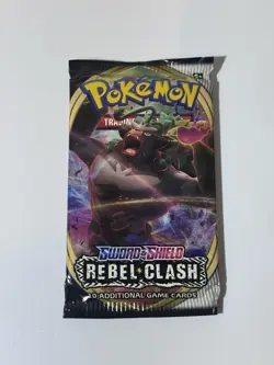 Pokemon Sword & Shield Rebel Clash Booster Pack Sealed - Image 1