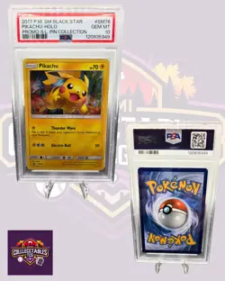 PSA 10 Pikachu Sm 76 Black Start Promo Pokemon Card - Image 1