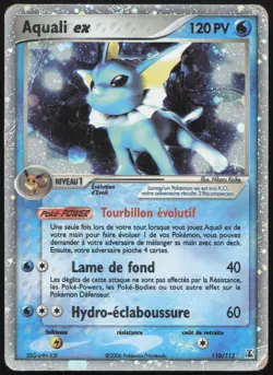 Carte Pokemon Aquali ex 110/113 Holo Especes Delta Francais - Image 1