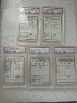Pokemon Card Recommended Deck Vending Series 3 Complete 5 Set PSA 10 Japanese - Image 1