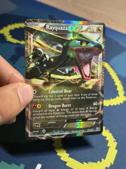 Rayquaza EX Ultra Rare Holo BW Dragons Exalted 85/124 Pokemon Card - Image 3