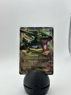 Pokemon Rayquaza EX Holo Ultra Rare Card 85/124 Dragons Exalted - Image 1