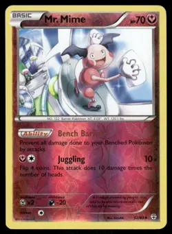 Pokemon Cards Mr. Mime 52/83 Reverse Holo Generations NM - Image 1