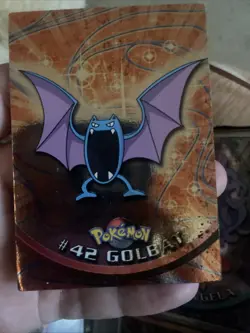 Topps Pokemon Blue Logo 1st Edition #42 Golbat Near Mint Holo Foil - Image 1