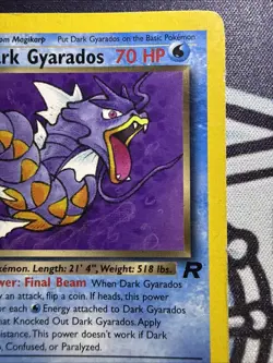 Dark Gyarados #25/82 - Pokemon Team Rocket Set - Unlimited Non Holo Rare - Image 3