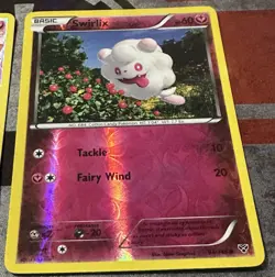 Pokemon TCG - 2x SWIRLIX - X&Y Base Set 94/146 Reverse Holo Common Cards - VLP - Image 3