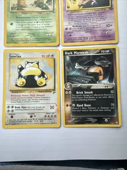 Lot Of (4) Pokemon Base Rare Cards Southern Island, Jungle, Base Set 2, TRR - Image 2