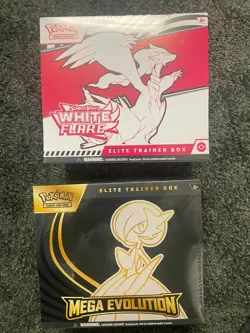 Pokemon Mega Evolution Gardevoir & White Flare ETB Elite Trainer Box Set of 2 - Image 1