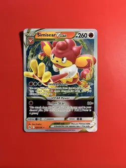 Simisear VSTAR 023/159 Pokemon TCG Crown Zenith 2023 Holo Ultra Rare - Image 1