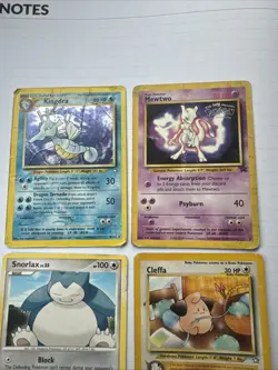 Lot Of (4) Pokemon Mixed Lot Rare Cards Neo Genesis-Promo-diamond & Pearl Played - Image 3