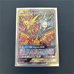 Pokemon Moltres Zapdos Articuno GX SM210 Promo Holo Tag Team Card Near Mint - Image 1