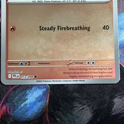 Pokemon TCG Mega Evolution Phantasmal Flames Charmeleon 012/094 Reverse Holo NM - Image 4