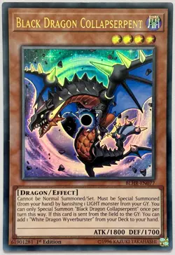 BLHR-EN077 Black Dragon Collapserpent - Ultra Rare 1st Edition Near Mint YuGiOh - Image 1
