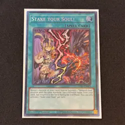 Stake Your Soul! WISU-EN023 1st Edition Collector's Rare - Image 1