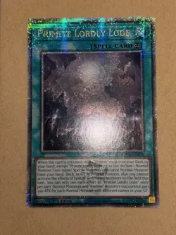 Primite Lordly Lode ROTA-EN058 Quarter Century Secret Rare YuGiOh! NM - Image 1