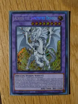 Albion the Sanctifire Dragon CYAC-EN035 Cyberstorm Access 1st Edition - Image 1