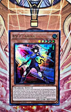 {NM-M} K9-17 Izuna | JUSH-EN031 {Ultra Rare} | 1st Edition | Yu-Gi-Oh - Image 1