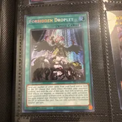 Forbidden Droplet (Secret Rare) RA01-EN064 25th Rarity Collection 1st Edition - Image 1