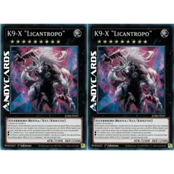 K9-X LICANTROPO 2x • (K9-X Werewolf) • Super R • JUSH IT037 • 1Ed • Yugioh! - Image 1