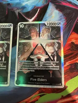 ONE PIECE FIVE ELDERS OP13-082 SR CARRYING ON HIS WILL ENGLISH (3x) - Image 2
