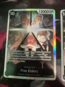 ONE PIECE FIVE ELDERS OP13-082 SR CARRYING ON HIS WILL ENGLISH (3x) - Image 4