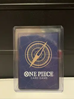 One Piece TCG OP-11 Japanese Monkey D Luffy OP05-119 SEC. Silver 3rd Anniversary - Image 2
