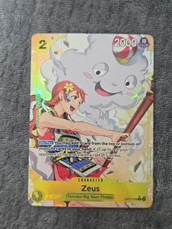 One Piece TCG Zeus Alt Art R OP11-106 A Fist of Divine Speed - Image 1