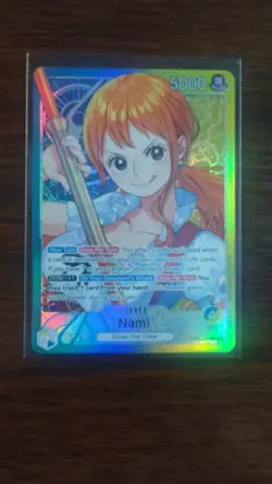 Nami (041) (Alternate Art) OP11-041 One Piece - A Fist of Divine Speed Foil - Image 1