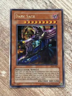 Yu-Gi-Oh TCG Dawn of Destiny Dark Sage Prismatic Secret Rare Card NM - Image 1