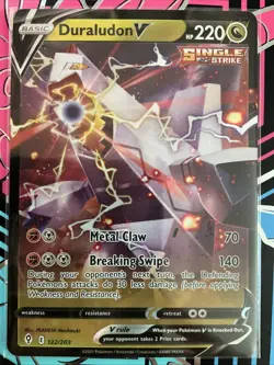 Duraludon V s8b 122/184 RR Japanese Pokemon Card game VMAX Climax Holo Rare - Image 1