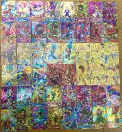 Dragon Ball Heroes Holographic Cards 48 Card Lot Japan Anime Super Rare Set - Image 1