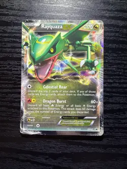 RAYQUAZA EX BW47 Black Star TIN PROMO Black & White HOLO Pokemon TCG card NM - Image 1