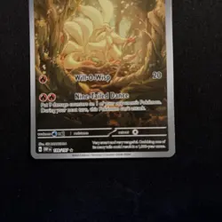 Pokemon Card Ninetails 199/197 Obsidian Flames Full Art Secret Rare NM - Image 3