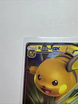 Pokemon Raichu GX SM213 Black Star Promo Ultra Rare Holo Trading Card NM - Image 2