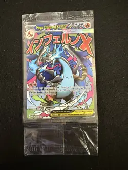 Sealed Mega Charizard x EX 023 and Oricorio Me: Mega Evolution Promo Holo Card - Image 1
