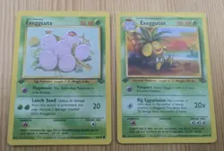 Exeggutor + Exeggcute 1st Edition Pokemon Card Lot Vintage WOTC - Image 1
