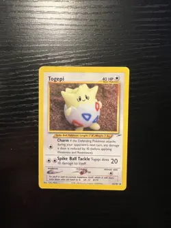 Pokemon Togepi Neo Destiny Card 56/105 Regular - Image 3