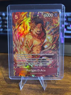 Portgas.D.Ace (Illustration Box Vol.5) ST15-005 One Piece Promotion Cards Foil - Image 1